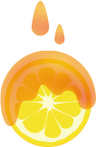 レモンにハチミツをかけた画像